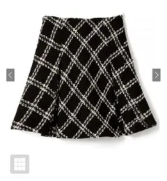 GRL ツイードフレアミニスカート Sサイズ