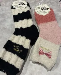 モコモコ靴下 レディース