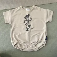 ウッディ ロンパース ベージュ トイストーリー ディズニー ベビー服