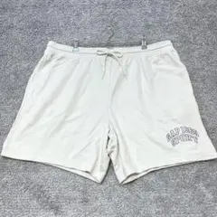 【GAP】スウェットショートパンツ ホワイト プリントロゴ