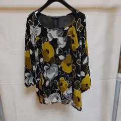 LAURA ASHLEY 花柄 チュニック 五分袖 七分袖のサムネイル