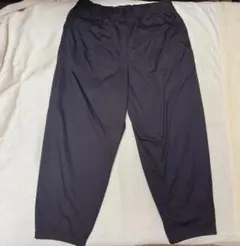 GU 黒 ワークパンツ ゴムウエスト