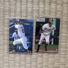 阪神タイガース 千葉ロッテマリーンズ鳥谷敬選手 カード2枚セット
