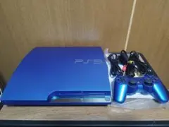 【本体極美品】PS3 スプラッシュ・ブルー (CECH-3000BSB)　箱付