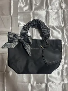JILL by JILLSTUART ハンドバッグ ブラック　リボン　ボウタイ