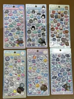 【国内正規品】水族館限定 ボンボンドロップシール うみのいきもの 6種セット