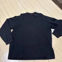UNIQLO U ブラック クルーネックシャツXL