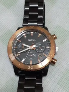 電池交換済 フォッシル FOSSIL 腕時計 クロノグラフ CH-2600 - メルカリ