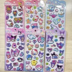 正規品 サンリオ キラキラマシュマロシール シール 6枚セット