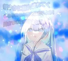 イラスト オリジナルポスター 少女 セーラー服