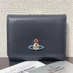 VivienneWestwood ミニ財布　ブラック　がま口　三つ折り財布