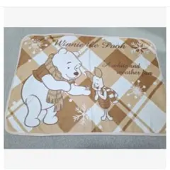 くまのプーさん　フリースひざ掛け　ブランケット　③