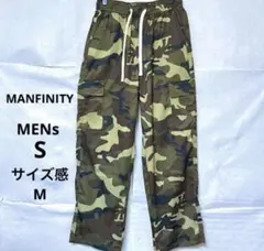 MANFINITY 迷彩ワイドカーゴパンツ メンズS (M相当) SHEINのサムネイル