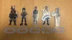 僕のヒーローアカデミア　ダイソー　アクスタ　爆豪・緑谷・轟・切島・波動