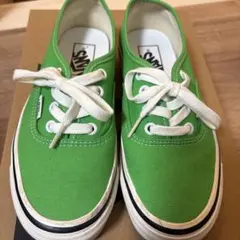 VANS オーセンティック グリーン スニーカー アナハイムファクトリー
