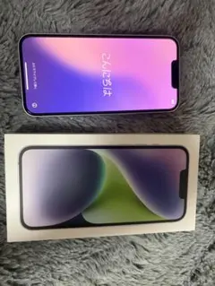 Apple iPhone 14 パープル 本体 256GB SIMフリー　箱付