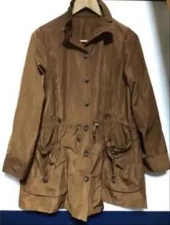 Rue de Bac レディース ナイロンジャケット L ベージュ ミドル丈 