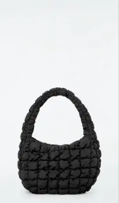 COS キルトミニバッグ ブラック