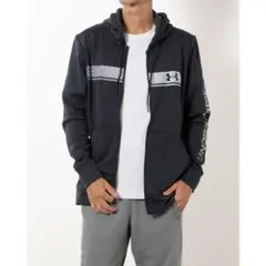 新品●アンダーアーマー　 メンズ スウェットパーカー●XL　メンズ　ブラック