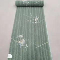 新品 東レシルック 夏 絽 小紋 反物 未仕立て品のサムネイル