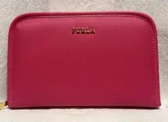 FURLA フルラ ピンク マルチケース カードケース　パスポートケース 付録