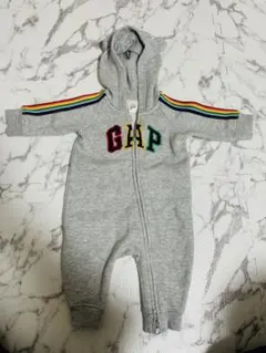 GAP グレー フード付きロンパース