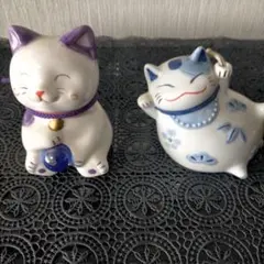 猫舎 猫舎道楽堂本舗　ネコヤ 青色　松竹梅 風鈴　三連　本体のみ 猫舎 猫舎道楽堂本舗 ネコヤ 青色 松竹梅 風鈴 三連 本体のみ 猫