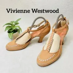 Vivienne Westwood ヴィヴィアン　レザーサンダル Tストラップのサムネイル