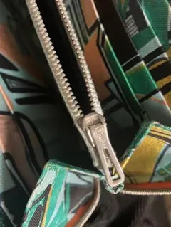 【エルメス】アザップシルクイン長財布オレンジ