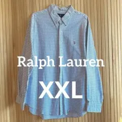 ほぼ未使用Ralph Lauren 長袖シャツ XXL 大きいサイズ