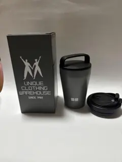 【新品】非売品　ノベルティ　ユニクロ　ステンレスボトル　タンブラー　グレー
