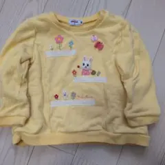 mikihouse 黄色 トレーナー 90