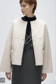 cloencクロエンス　リバーシブル ボアショートコート