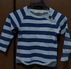 GLOBAL WORK　グローバルワーク　青×グレー 長袖　カットソー　キッズ