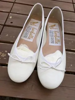 Repetto バレエシューズ エナメル ホワイト 35 - メルカリ