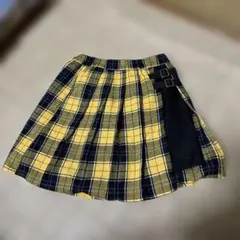 インパン付き チェック柄 プリーツミニスカートのサムネイル