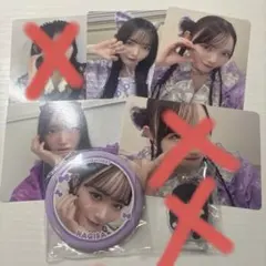 【美品】 CUTIE STREET 真鍋凪咲 トレカ めじるしチャーム 缶バッジ