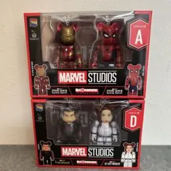 MARVEL ベアブリック HappyくじBE@RBRICK ペアボックスA賞D