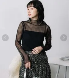 FREAK'S STORE ワッシャープリーツラメトップスのサムネイル