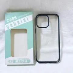 iPhone 14 promax 6.7インチ ブルー クリア ソフトケース