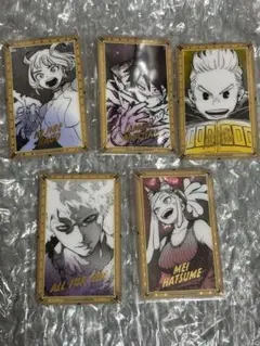 ヒロアカ 原画展 箔押しクリアカードコレクション