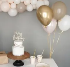 韓国　おしゃれ　ナチュラル　ピンク　かわいい　装飾　誕生日　風船　HALF 飾り