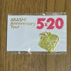 【まとめ買いで100円】嵐 5×20 ライブグッズ チャーム 緑