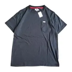 新品 EDWIN エドウィン クルーネック ロゴ Tシャツ 紺 メンズ Mサイズのサムネイル