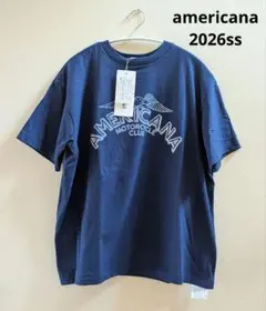 アメリカーナ ラフィー丸胴 プリントTシャツ[MOTORCYCLE CLUB]のサムネイル