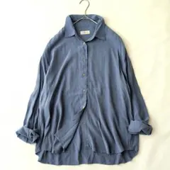 24AW イエナ IPEKERシャツ 光沢 とろみレギュラーシャツ フィブリルのサムネイル