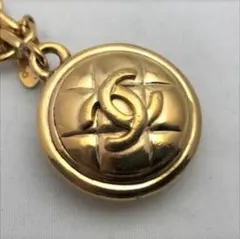 CHANEL　シャネル　キーリング　キーホルダー　マトラッセ　ココマーク