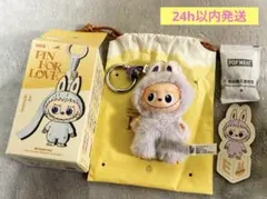 POP MART イニシャルラブブ 【E】LABUBU PIN FOR LOVE