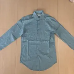 Calvin Klein 青の長袖シャツ 値下げ交渉可