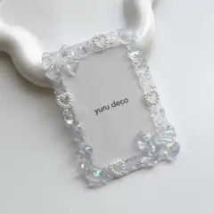 #868 ホイップデコ 硬質ケース トレカケース B8 推し活 クリア 白